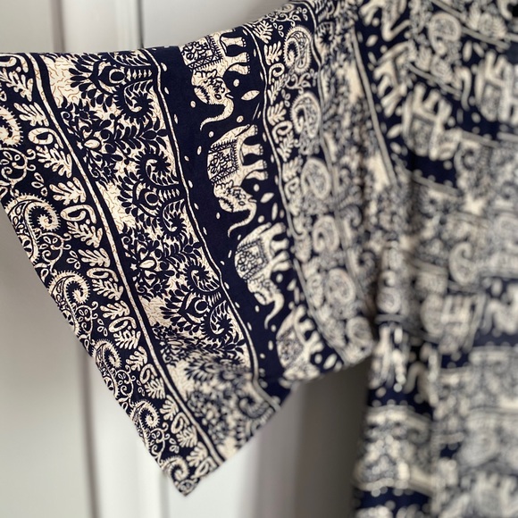 ELEPHANT PRINT DUSTER - Picture 4 of 7